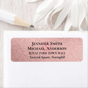 RoseGold Glitzer Glam Foil Look Wedding BUDGET