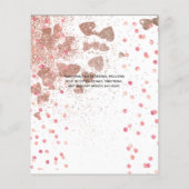 Rosegold Hearts - FLYERS mit niedrigem Budget Flyer (Hinten)