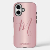 Roségold individuell angepasst  Case-Mate iPhone hülle (Rückseite)
