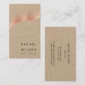 Rosegold Lashes Visitenkarte (Vorne/Hinten)