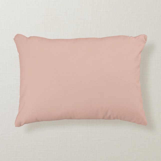 Roségold, massiv, einfach, modern dekokissen (Vorderseite)