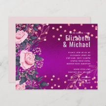 Rosegold Metallic WEDDING Glitzer Look