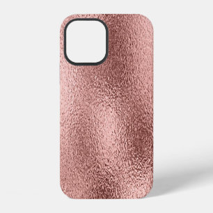 Roségold Metallisch: Vintage Glanz. iPhone 12 Hülle