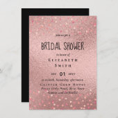 RoseGold Metallischer Glitzer Blumenfolien sehen H (Vorne/Hinten)