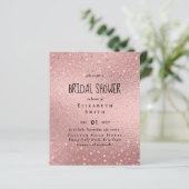 RoseGold Metallischer Glitzer Blumenfolien sehen H (Stehend Vorderseite)