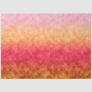 Roségold Nachglühen Seidenpapier