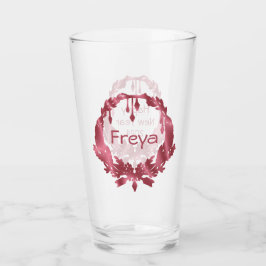 Rosegold Name & Happy New Year Pint Glass Glas