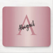 Roségold personalisiert mousepad (Vorne)
