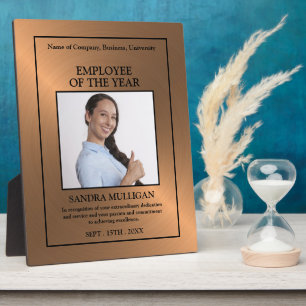 Roségold / Personalisiertes Foto - Mitarbeiter-Aus Fotoplatte