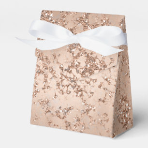 Roségold-Rouge Blush Pink Glam Funkeln Crackle Chi Geschenkschachtel