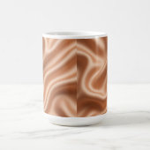 Roségold-Satin-Seide-Abstract-Luxus-Muster Kaffeetasse (Mittel)