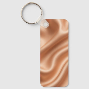 Roségold-Satin-Seide-Abstract-Luxus-Muster Schlüsselanhänger