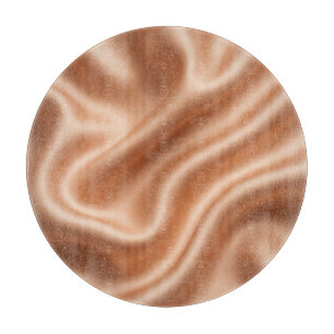 Roségold-Satin-Seiden-Abstrakt-Luxus-Muster Schneidebrett