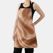 Roségold-Satin-Seiden-Abstrakt-Luxus-Muster Schürze (InSitu)