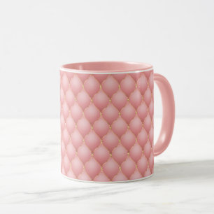 Roségold-Tufting-Kaffeetasse Tasse