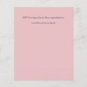 Rosegold WEDDING Girly Pink Glitzer Glam (Rückseite)