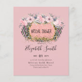 Rosegold WEDDING Girly Pink Glitzer Glam (Vorderseite)