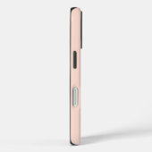 Roségoldene moderne Schriftmonogramm-Name Case-Mate iPhone Hülle (Rückseite / Rechts)