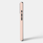 Roségoldene moderne Schriftmonogramm-Name Case-Mate iPhone Hülle (Rückseite / Links)