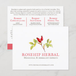Rosehip Kräuterpflanze drei Arzneimittel