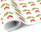 Rosehips Muster 3 Geschenkpapier (Rolleneckpunkt)