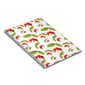 Rosehips Muster 4 Winkel Notizblock (Rechte Seite)