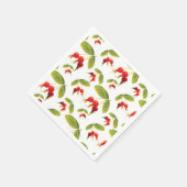 Rosehips Muster 4 Winkel Serviette (Ecke)