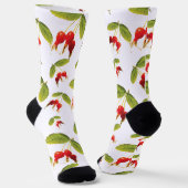 Rosehips Muster 4 Winkel Socken (Gewinkelt)