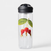 Rosehips Pattern Single Trinkflasche (Vorderseite)