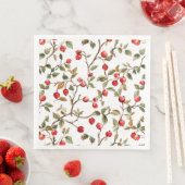 Roseholle-Muster Serviette (Beispiel)