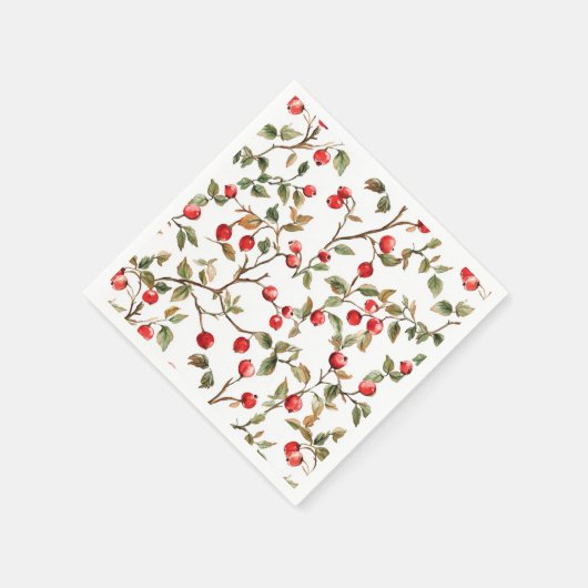 Roseholle-Muster Serviette (Ecke)