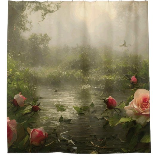 RoseLake - Duschvorhang (Vorderseite)