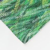 Rosella Bird Painting Fleecedecke (Ecke)