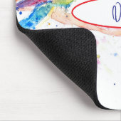 Rosella-Papagei Farbiger Vogel Vögel Whimsical Mousepad (Ecke)