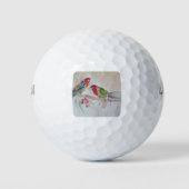 Rosella Parrot Aquarellmalerei Golfball (Vorderseite)
