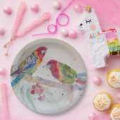 Rosella-Parrot-Musterpapier-Party Pappteller (Party)