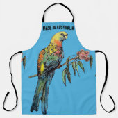Rosella Parrot Wasserfarbe hergestellt in Australi Schürze (Vorderseite)
