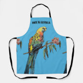 Rosella Parrot Wasserfarbe hergestellt in Australi Schürze (Vorderseite)