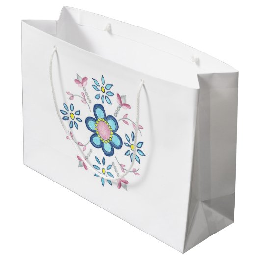 Rosemal Giftbag Große Geschenktüte (Rückseite Schrägansicht)