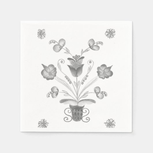 Rosemal Napkin Serviette (Vorderseite)