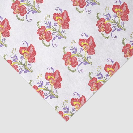 Rosemal Seidenpapier (Ausschnitt)