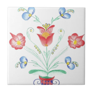 Rosemaling durch Neeter Fliese