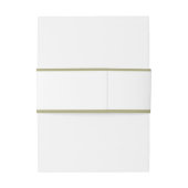 Rosemaling Heart | Norwegische Volkskunst Einladungsbanderole (Rückseitenbeispiel)