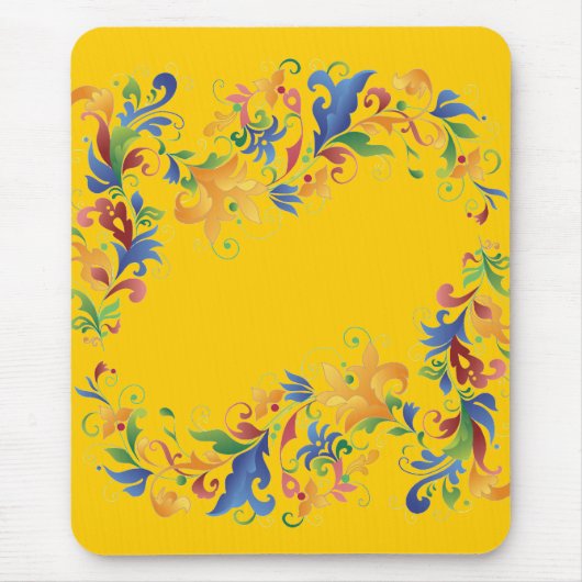 Rosemaling Mousepad (Vorne)