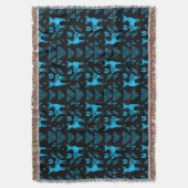 Rosemaling Norwegische Volkskunst Decke (Vorderseite Vertikal)