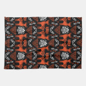 Rosemaling Norwegische Volkskunst Geschirrtuch (Horizontal)