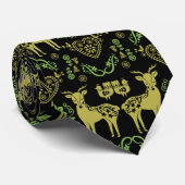 Rosemaling Norwegische Volkskunst Krawatte (Gerollt)