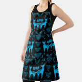 Rosemaling Norwegische Volkskunst Schürze (InSitu)