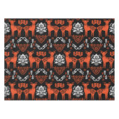 Rosemaling Norwegische Volkskunst Tischdecke (Vorderseite (Horizontal))