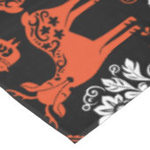 Rosemaling Norwegische Volkskunst Tischdecke (Schrägansicht)